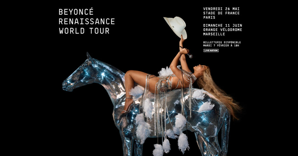 Beyoncé annonce une tournée mondiale : des concerts sont programmés à Paris et à Marseille