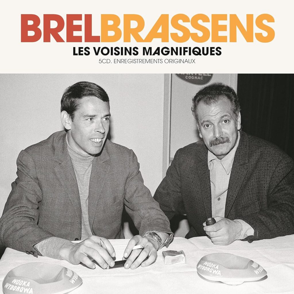 Brel et Brassens  “Les Voisins Magnifiques” : le coffret qui réunit deux monstres sacrés de la chanson !