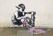 Un pochoir de Banksy disparaît à Londres