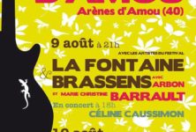 2ème édition de Chansons & Mots d’Amou les 9 et 10 août dans les Landes