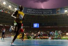 Usain Bolt immortalisé par la foudre