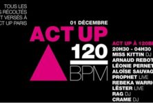 Act Up à 120 BPM, la soirée caritative d’Act-Up pour la journée du sida