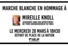 Meurtre de Mireille Knoll : une marche blanche se tiendra mercredi