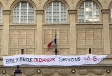Grève à la bibliothèque Sainte-Geneviève contre les politiques gestionnaires de Paris 3